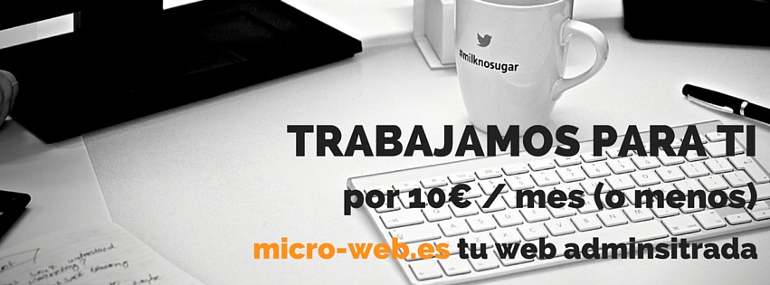 TRABAJAMOS PARA TI - WEBS ADMINISTRADAS